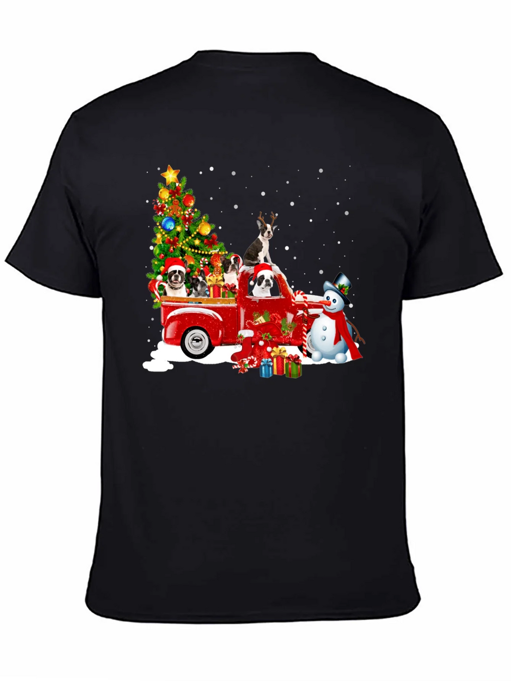 Christmas Dogs in Truck T-Shirt product image 4