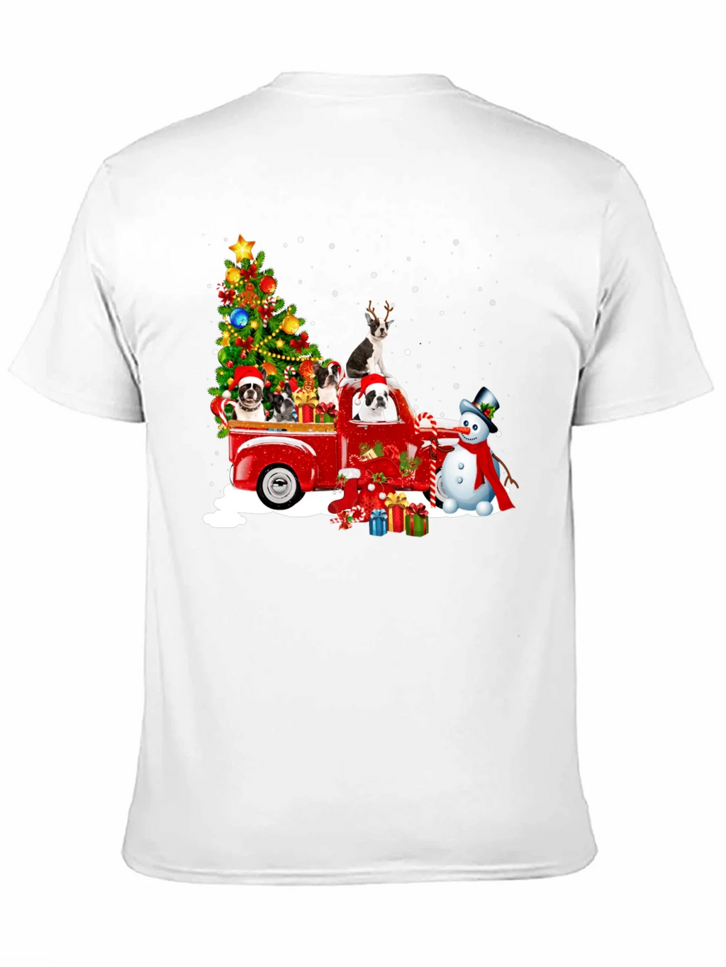 Christmas Dogs in Truck T-Shirt product image 10