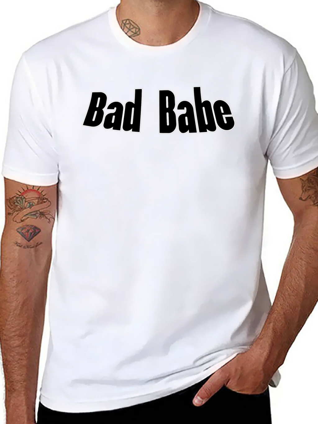 Bad Babe Black T-Shirt product image 6