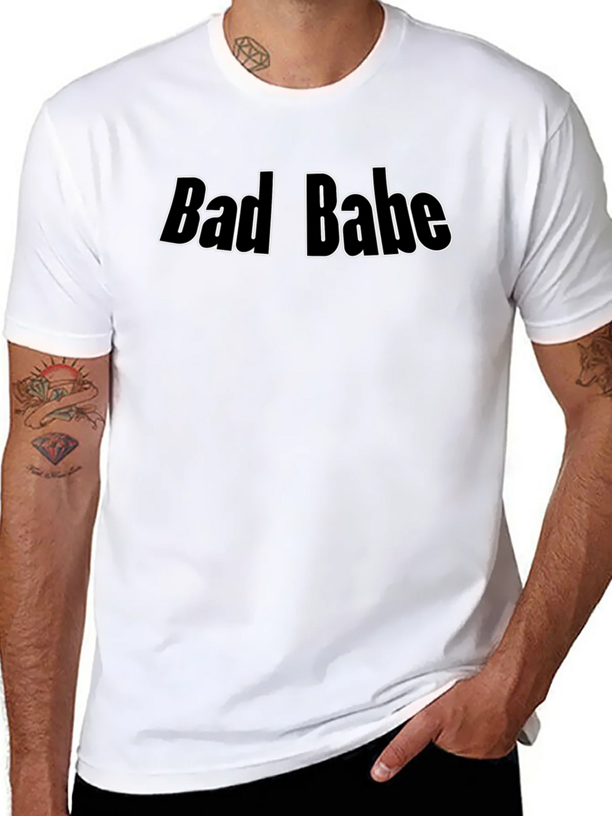 Bad Babe Black T-Shirt product image 6