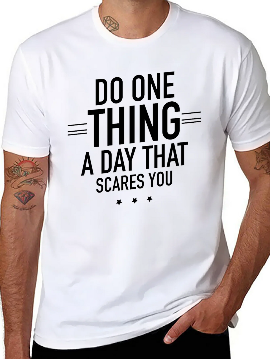 Inspirational T-Shirt: Do One Thing That Scares You product image 5