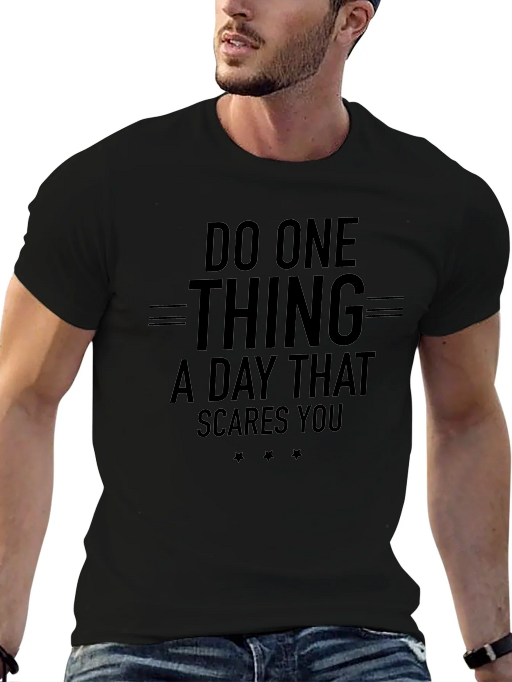 Inspirational T-Shirt: Do One Thing That Scares You product image 4