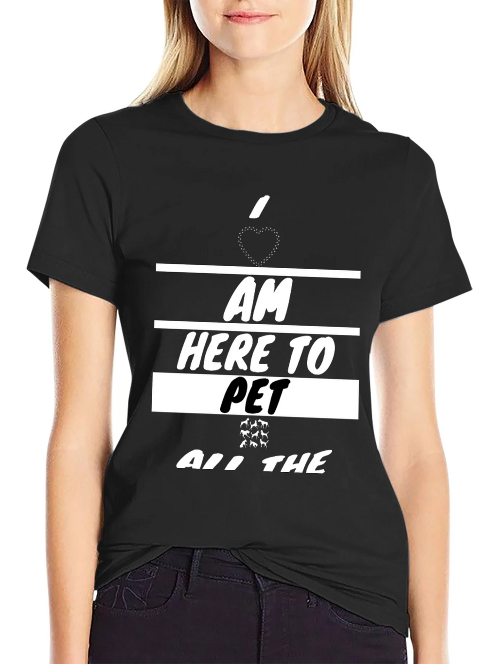 I am Here To Pet All The Animals T-Shirt product image 1