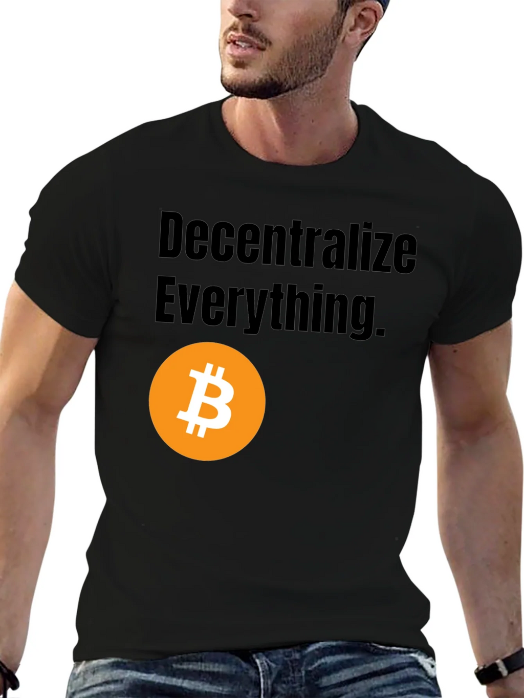Decentralize Everything Bitcoin Graphic Tee product image 6