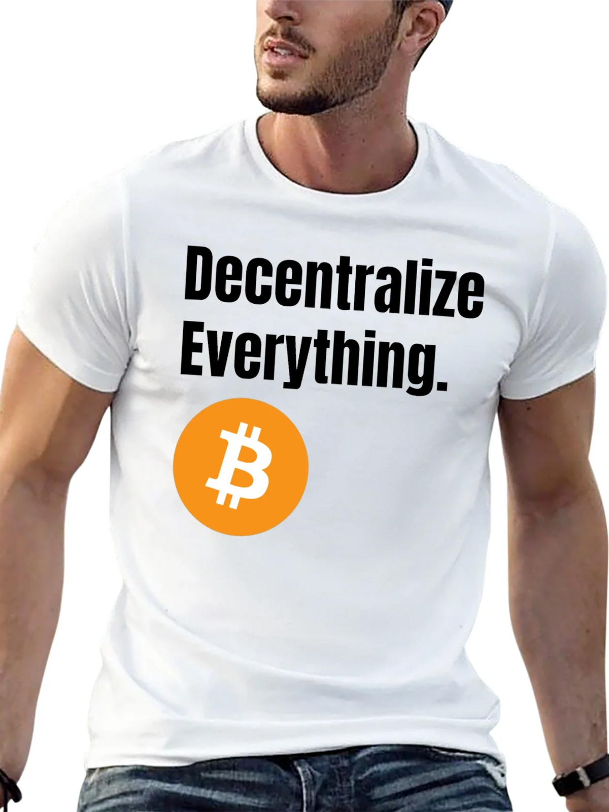 Decentralize Everything Bitcoin Graphic Tee product image 12