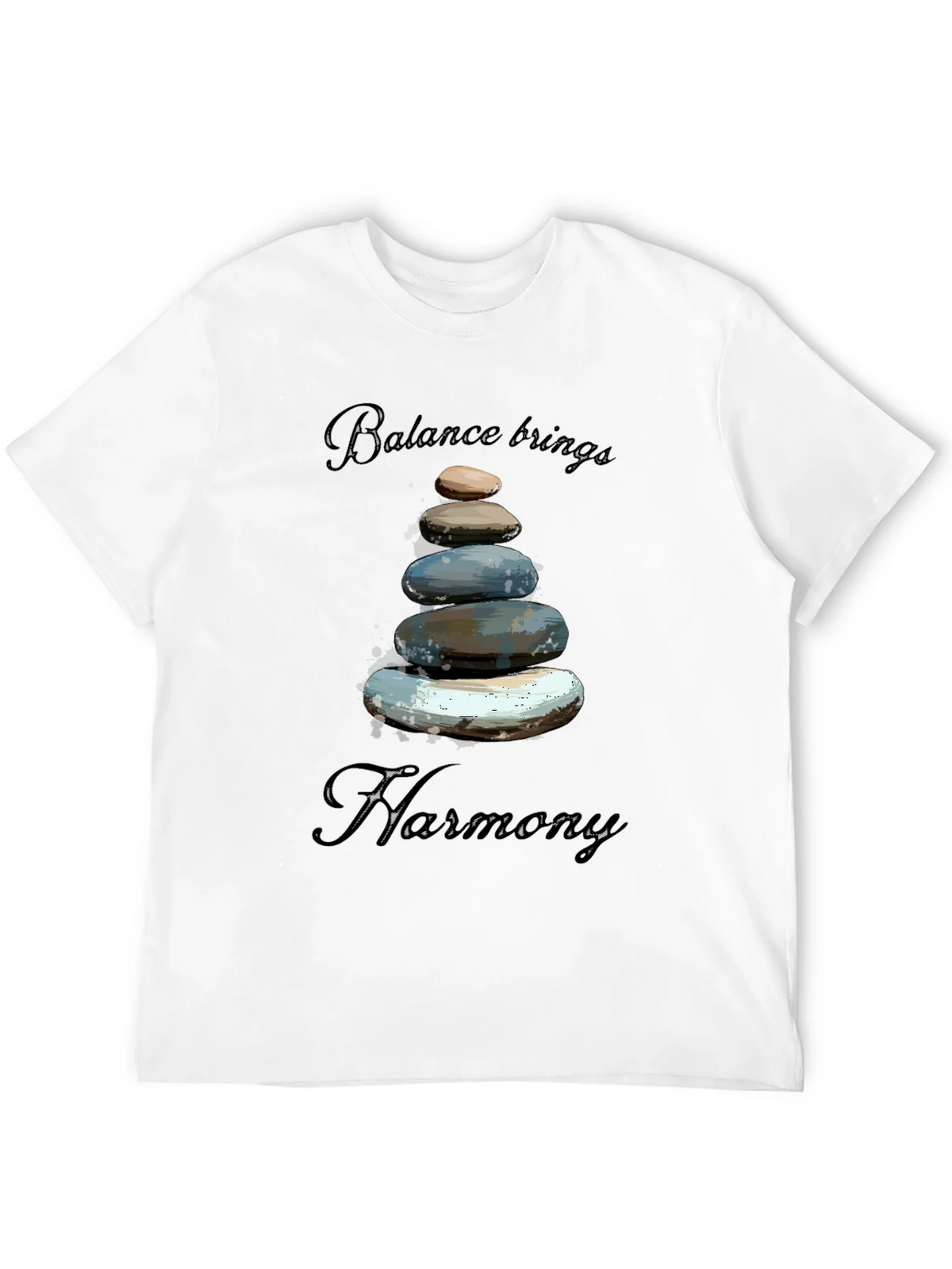 Zen Balance Stone Graphic Tee - Relaxed Fit product image 11