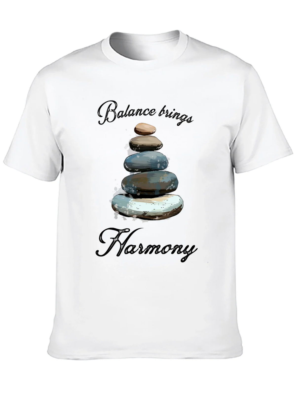 Zen Balance Stone Graphic Tee - Relaxed Fit product image 9