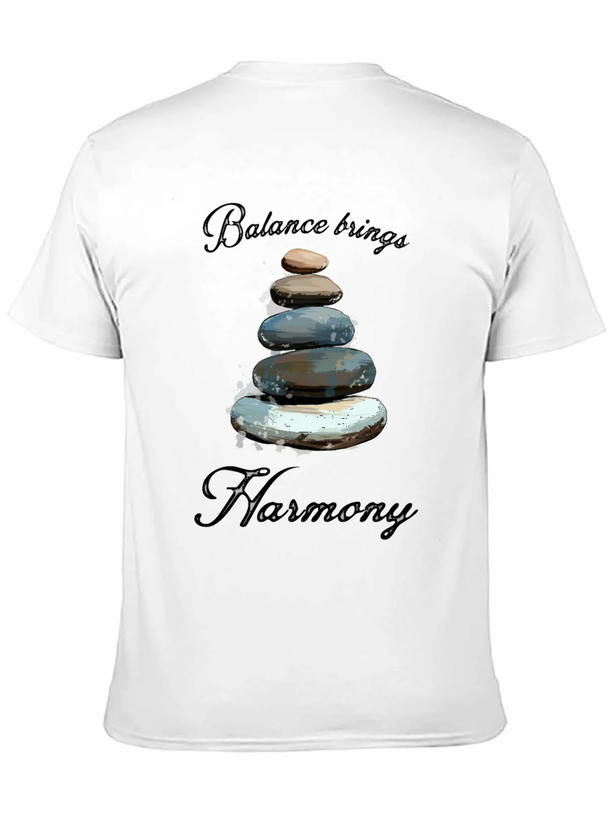 Zen Balance Stone Graphic Tee - Relaxed Fit product image 10