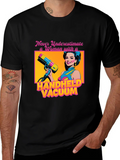 Funny Woman Handheld Vacuum Graphic T-Shirt product image 1