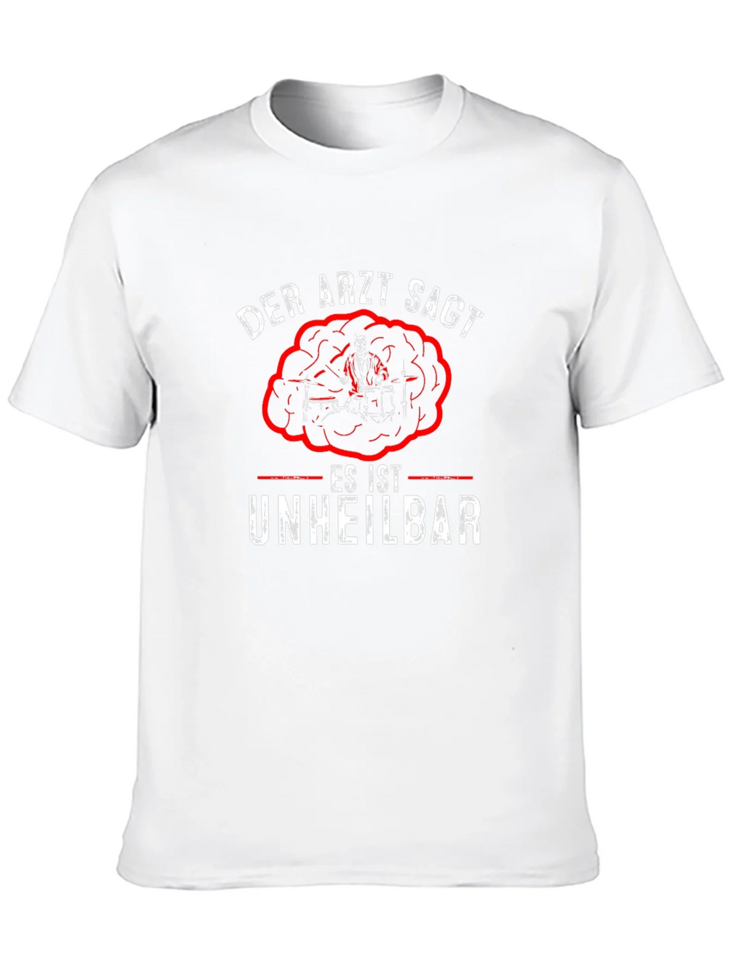 Der Arzt Sagt Drummer T-Shirt - Black Cotton product image 9