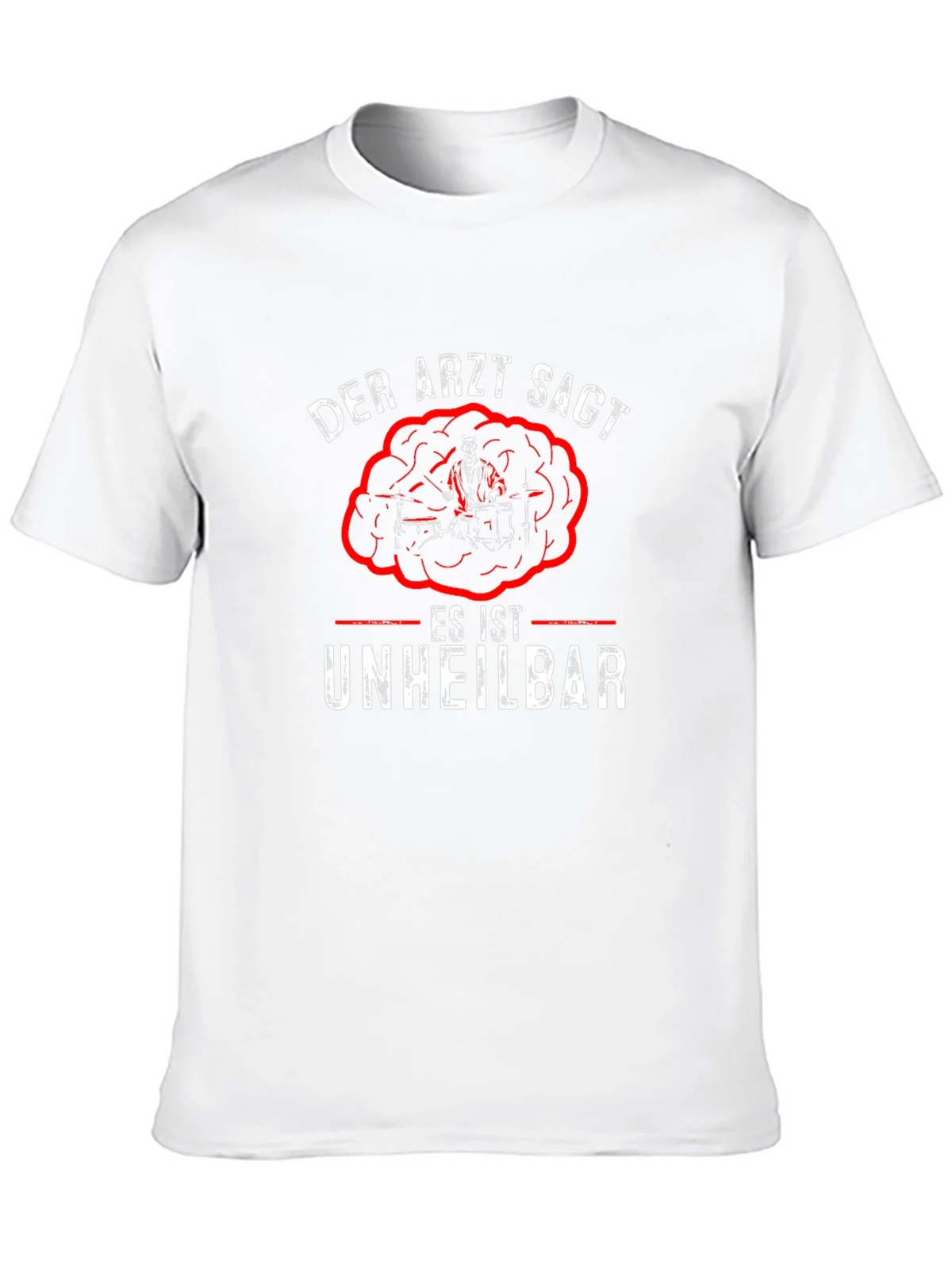 Der Arzt Sagt Drummer T-Shirt - Black Cotton product image 9