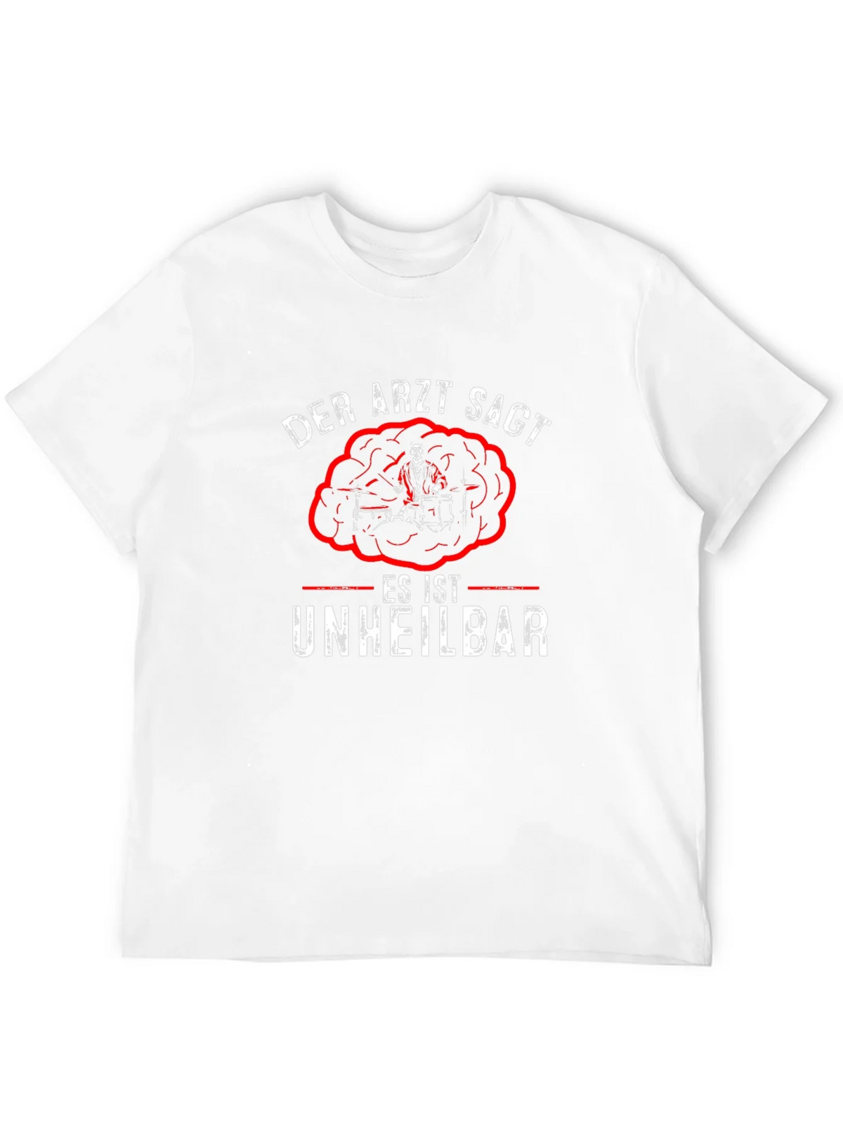 Der Arzt Sagt Drummer T-Shirt - Black Cotton product image 11