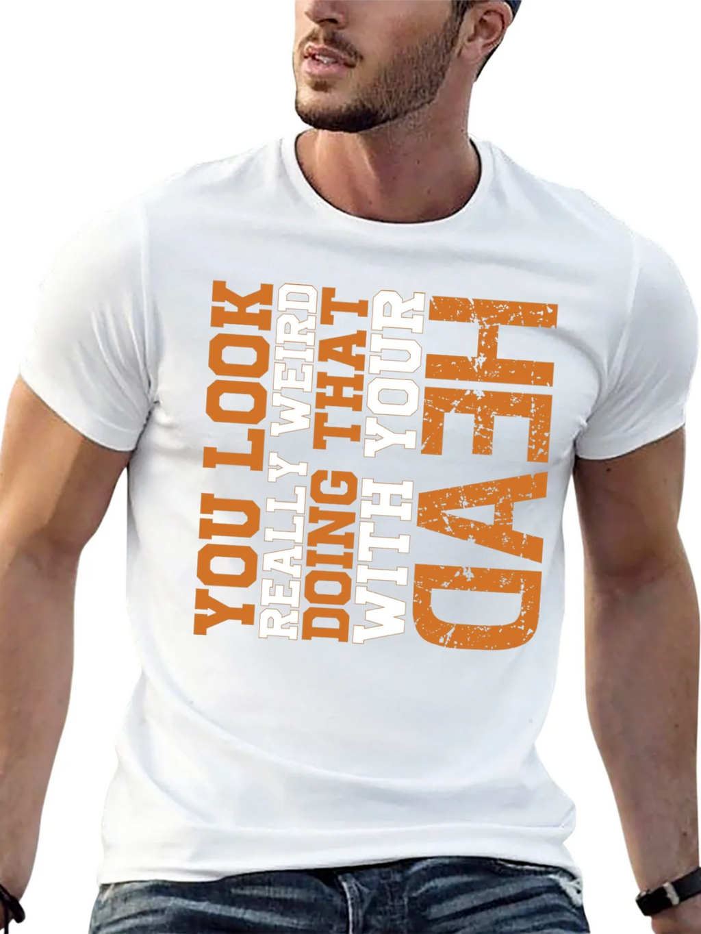 Funny Weird Head Graphic Tee - Novelty T-Shirt product image 12