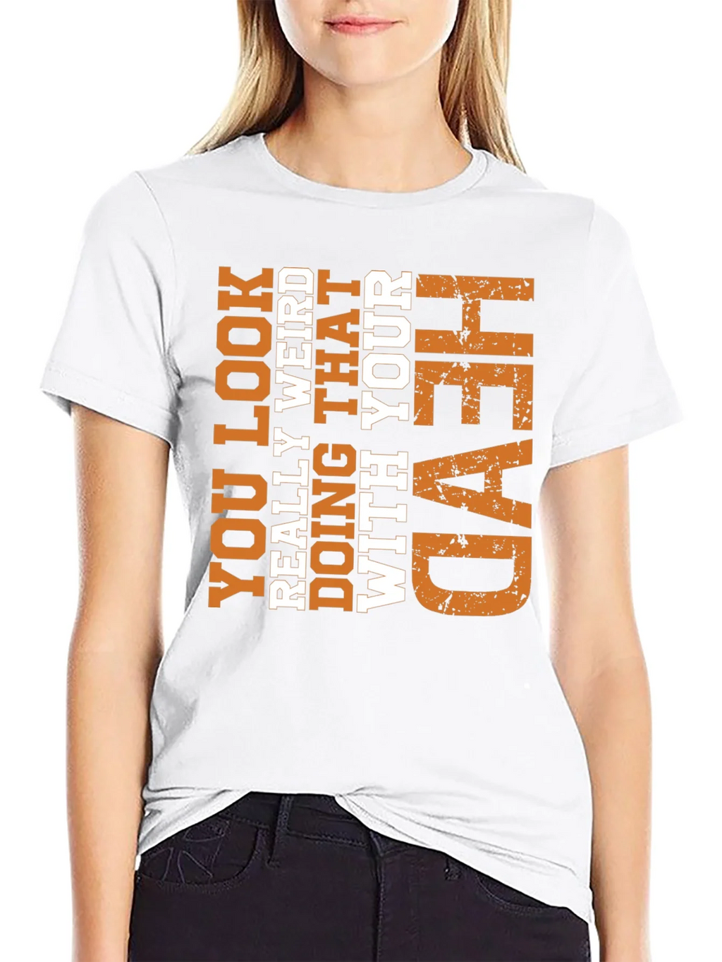 Funny Weird Head Graphic Tee - Novelty T-Shirt product image 8