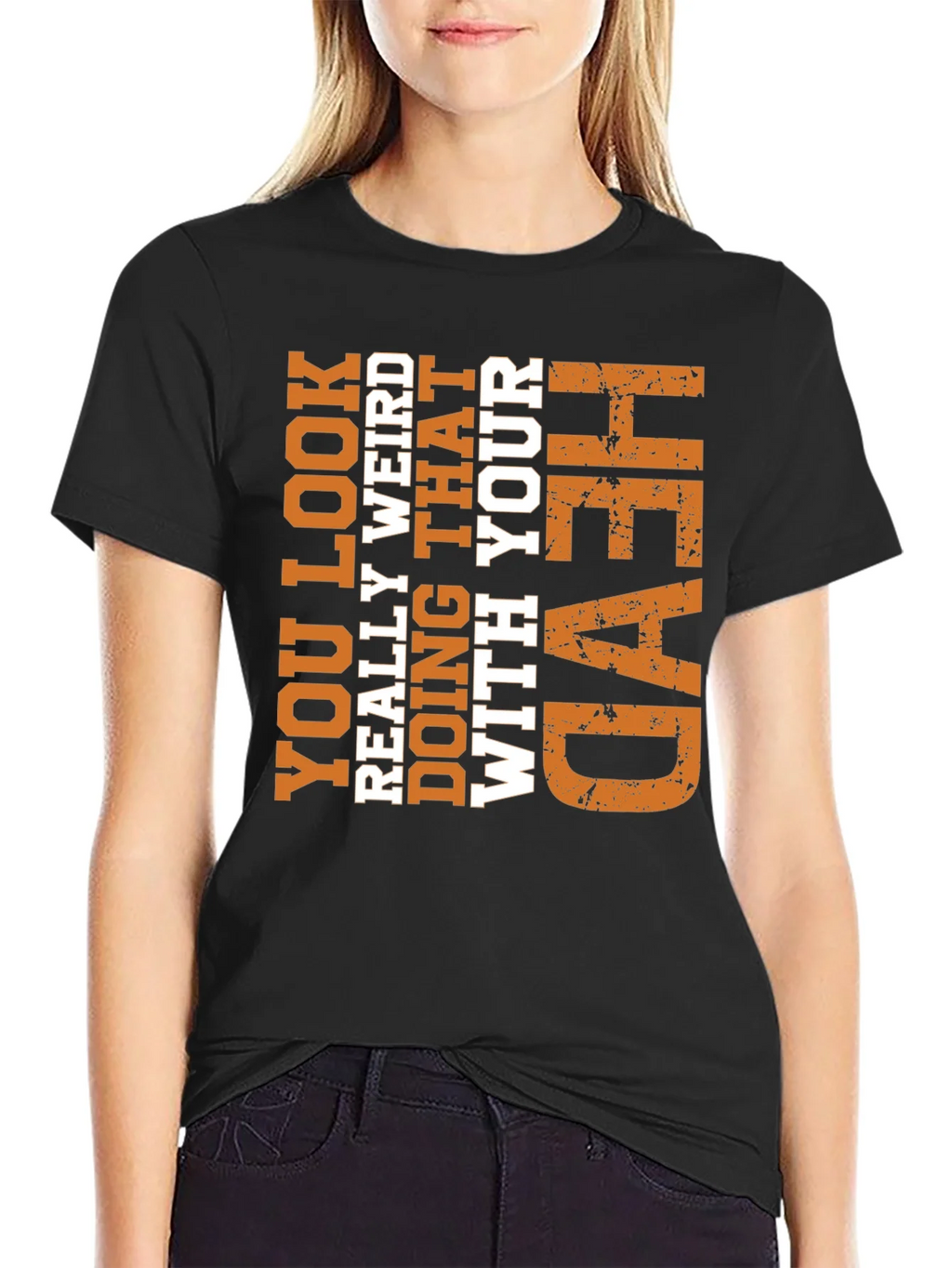 Funny Weird Head Graphic Tee - Novelty T-Shirt product image 2