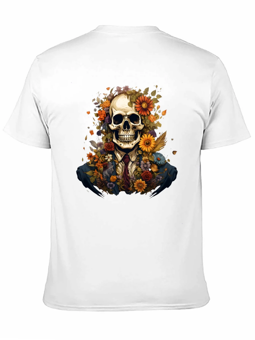 Floral Skull Graphic Tee - Unique Art Design product image 10