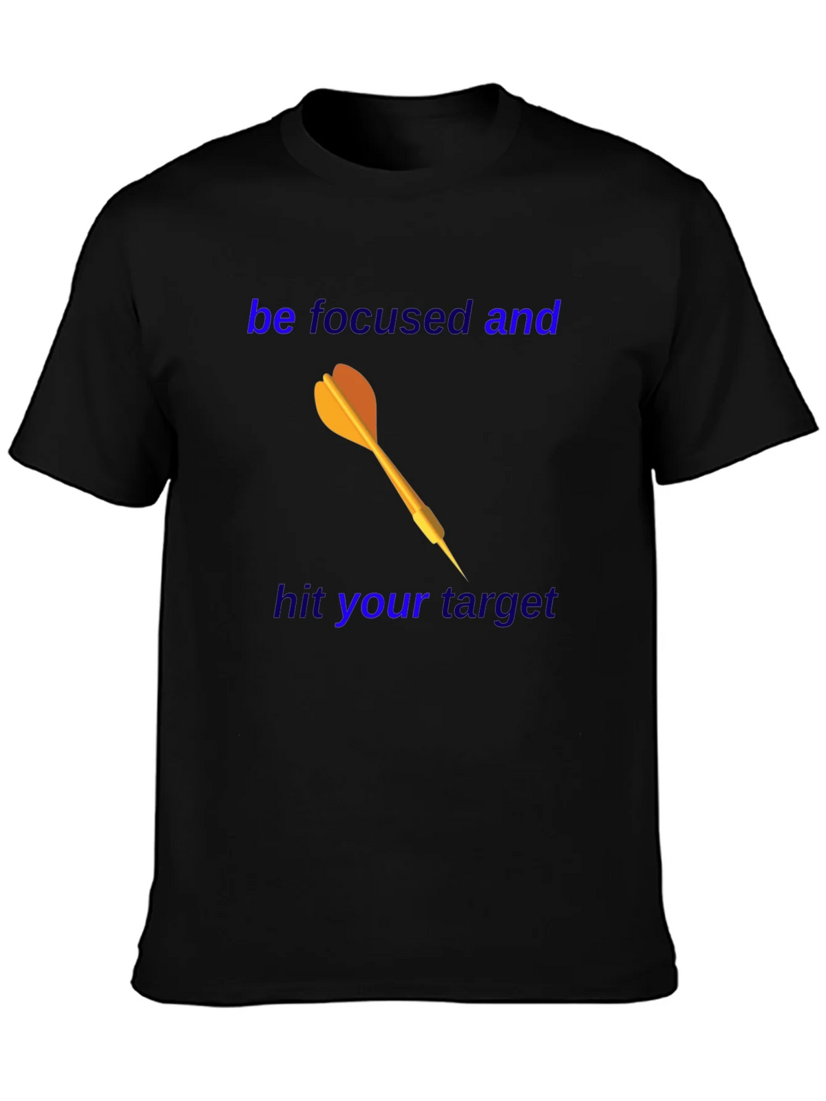 Motivational Dart T-Shirt - Focus and Achieve! product image 3