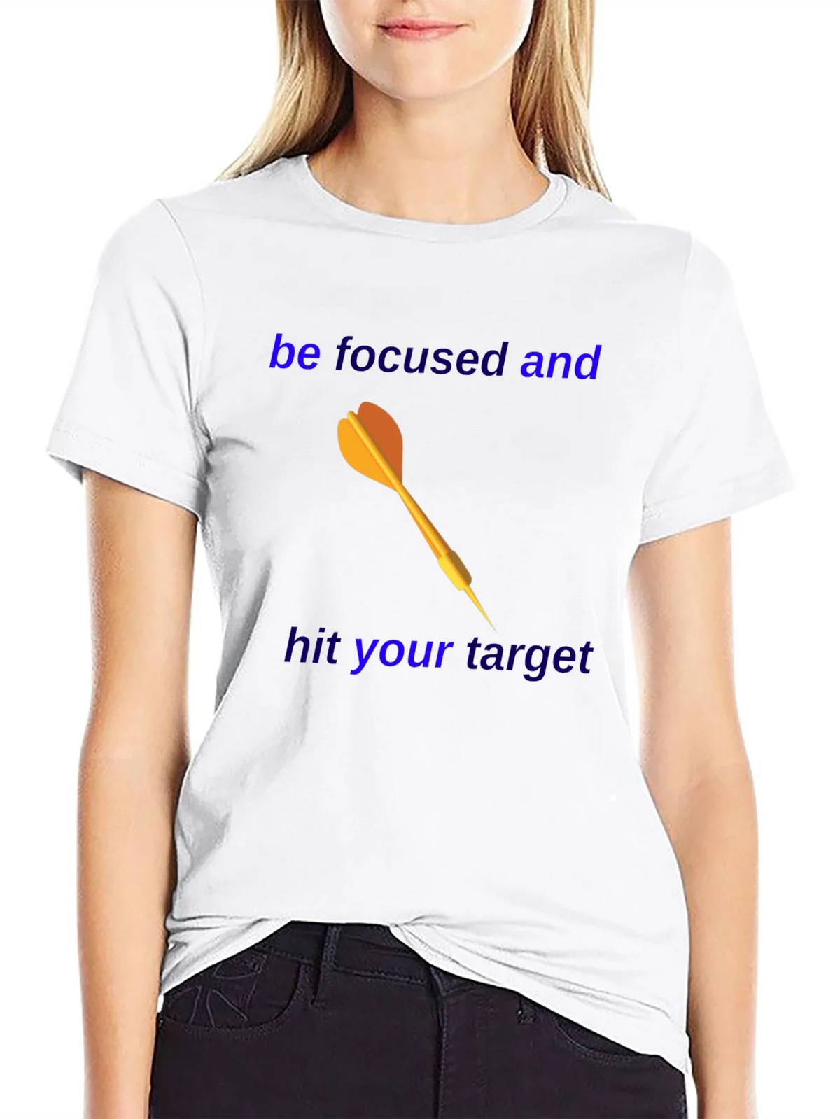 Motivational Dart T-Shirt - Focus and Achieve! product image 7