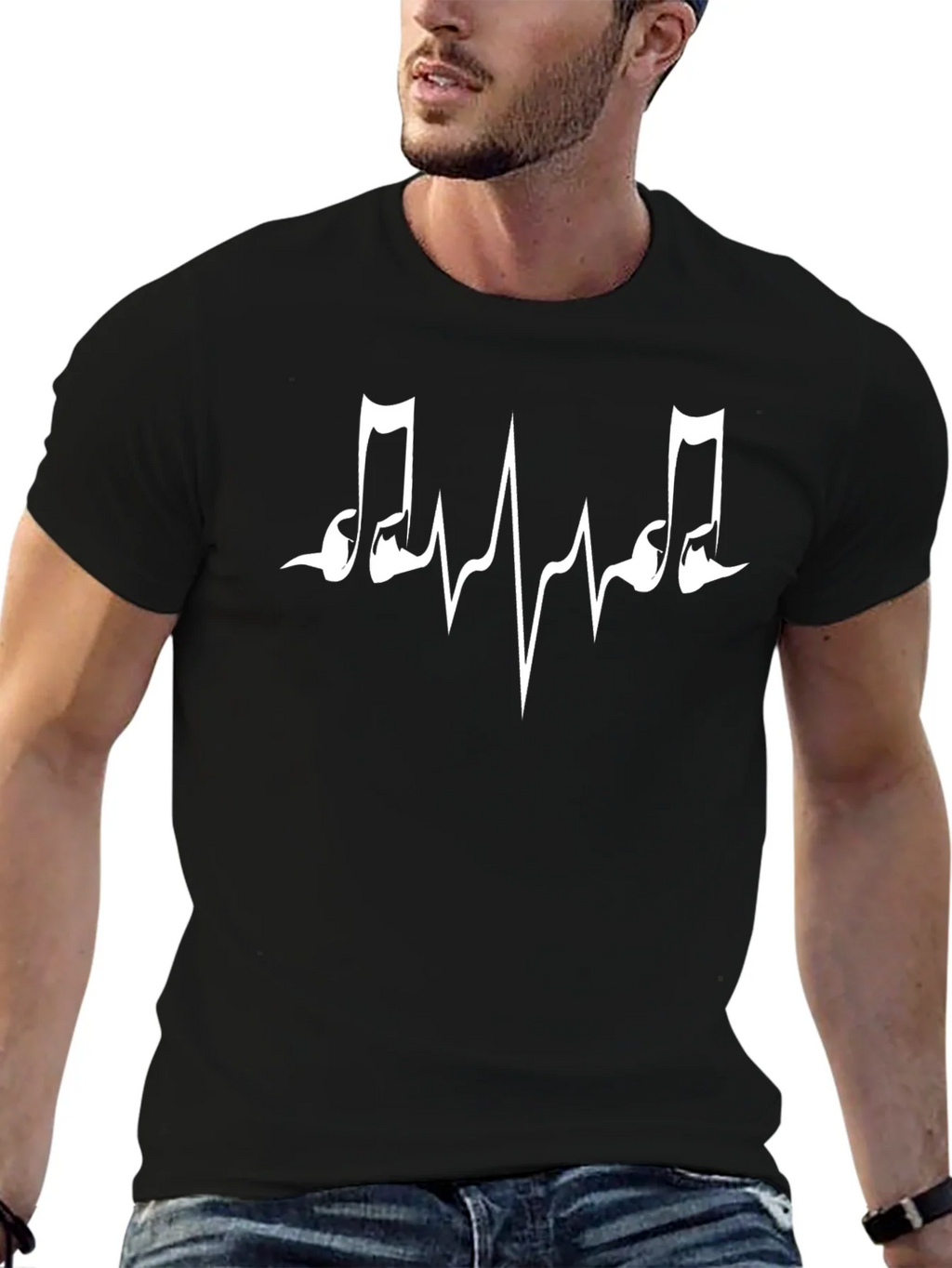 Music Lovers Heartbeat T-Shirt product image 6