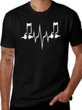 Music Lovers Heartbeat T-Shirt product image 1