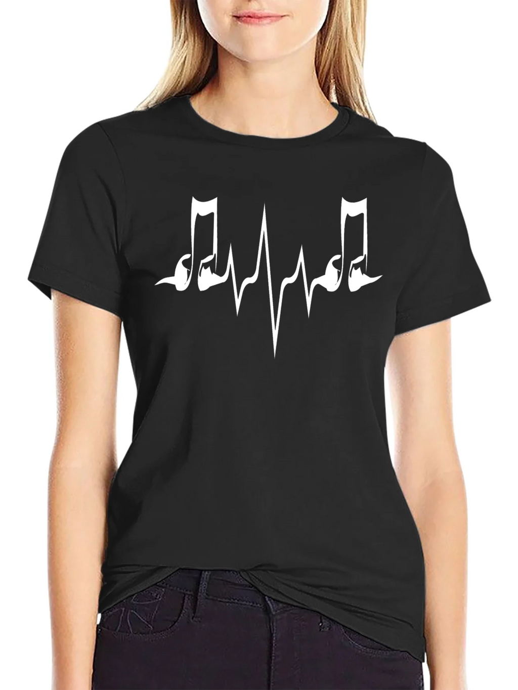 Music Lovers Heartbeat T-Shirt product image 2