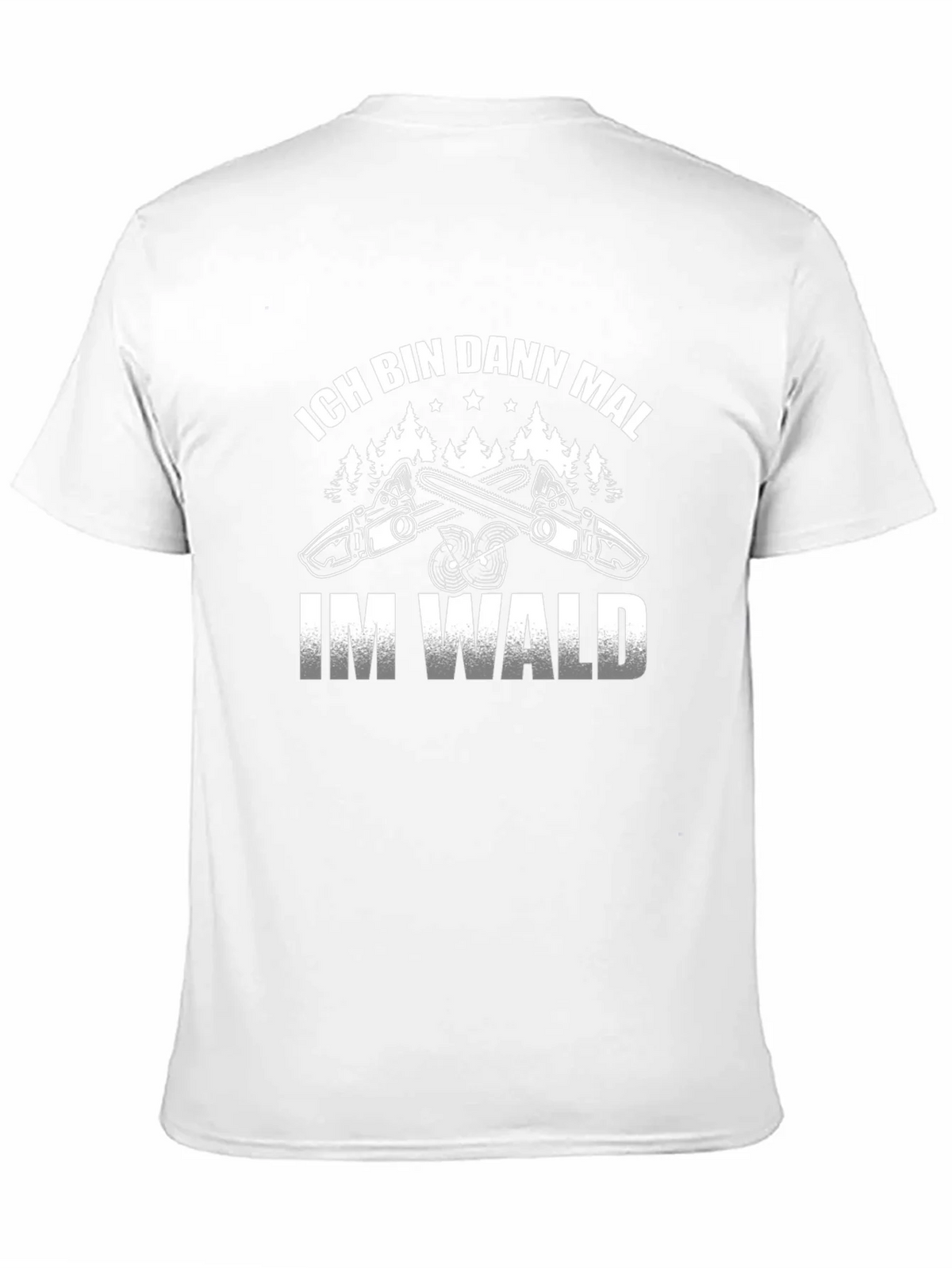 Ich Bin Dann Mal Im Wald Black T-Shirt product image 10