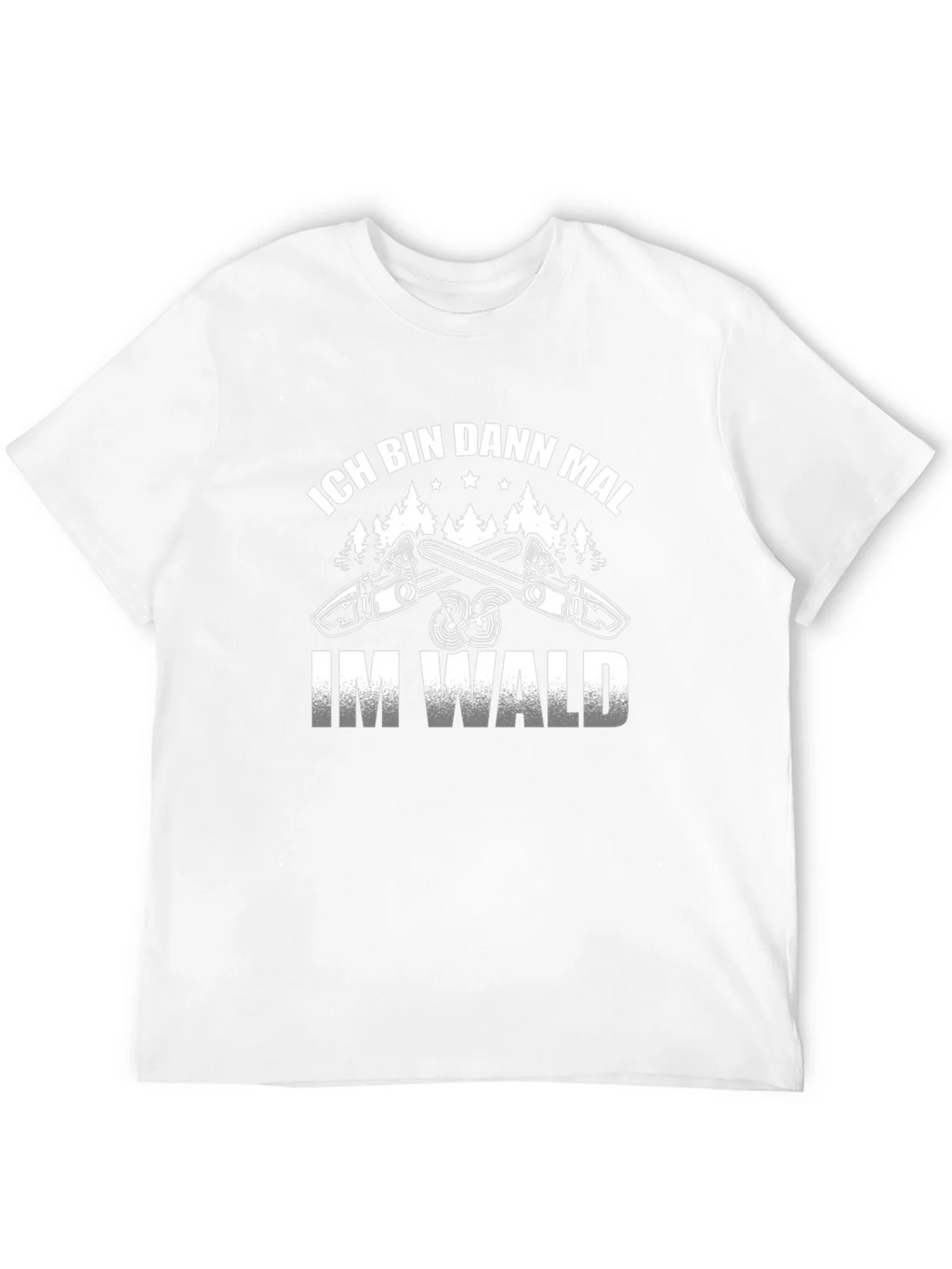 Ich Bin Dann Mal Im Wald Black T-Shirt product image 11