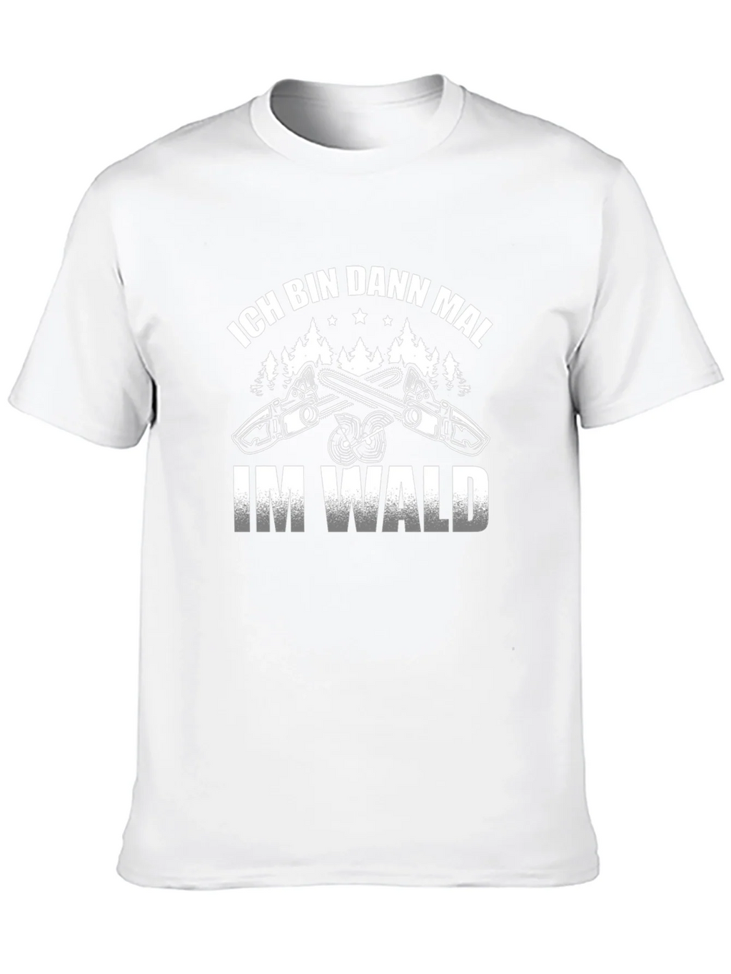 Ich Bin Dann Mal Im Wald Black T-Shirt product image 9