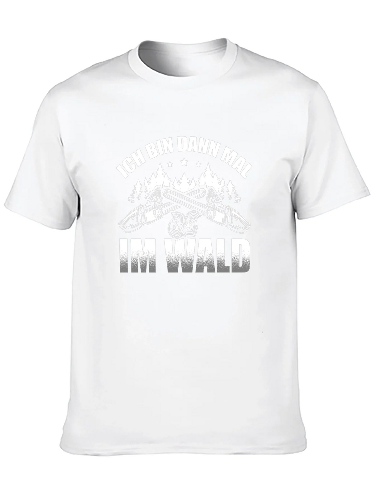 Ich Bin Dann Mal Im Wald Black T-Shirt product image 9