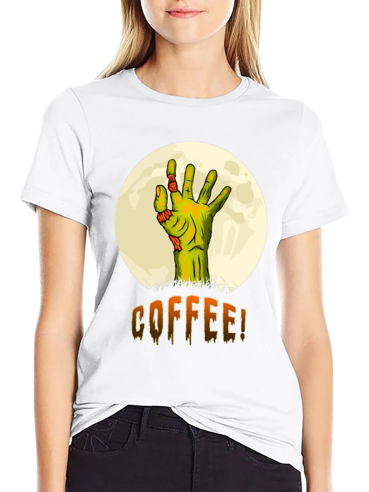 Zombie Coffee Graphic T-Shirt product image 3
