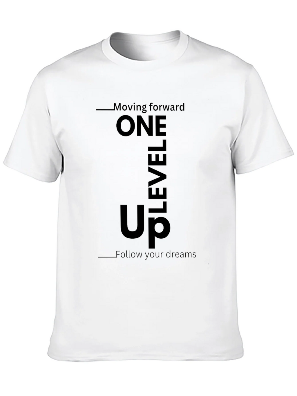 One Level Up Graphic Tee - Black Casual T-Shirt product image 8