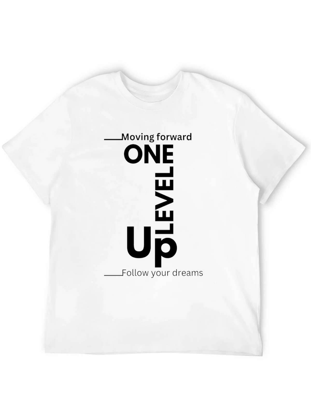 One Level Up Graphic Tee - Black Casual T-Shirt product image 10