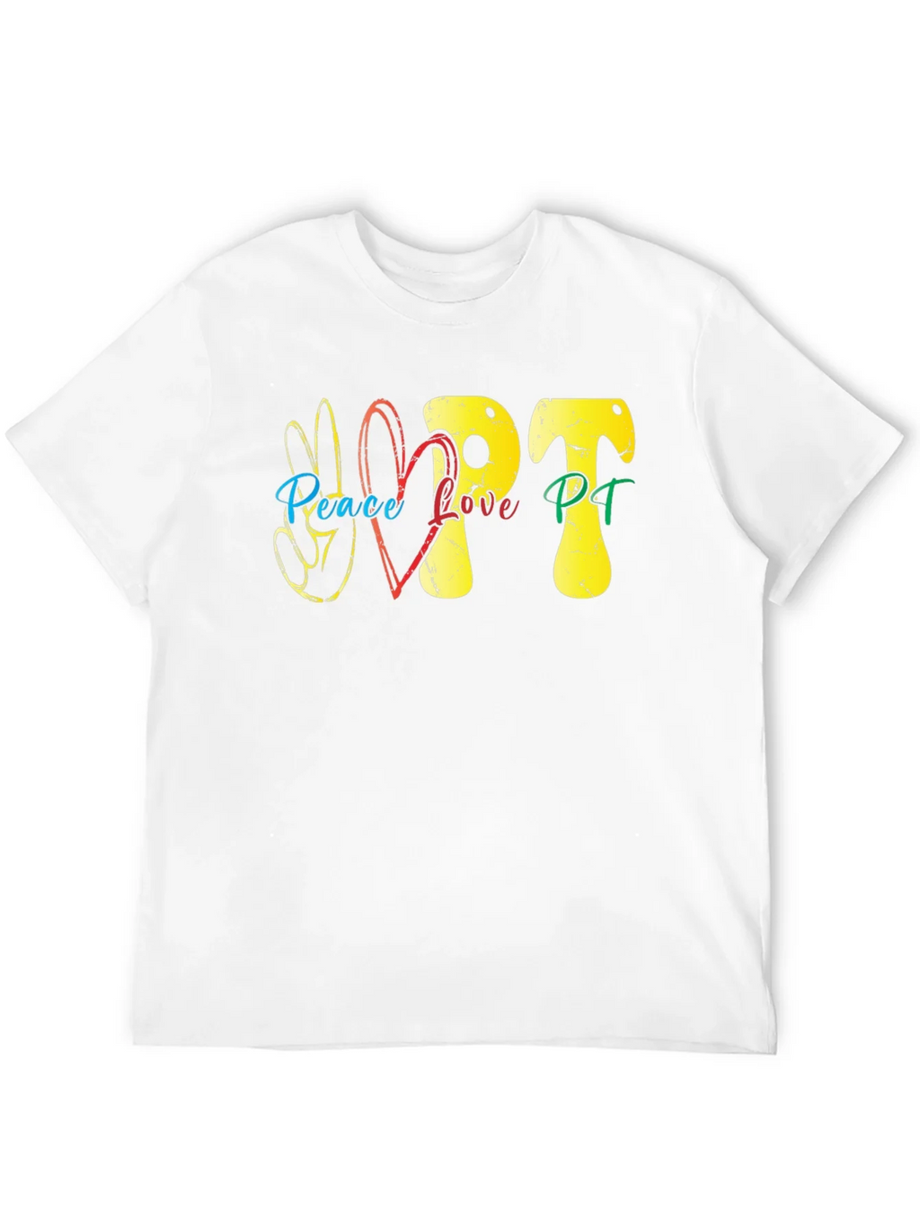 Peace Love PT T-Shirt - Therapy Tee product image 10