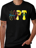 Peace Love PT T-Shirt - Therapy Tee product image 1