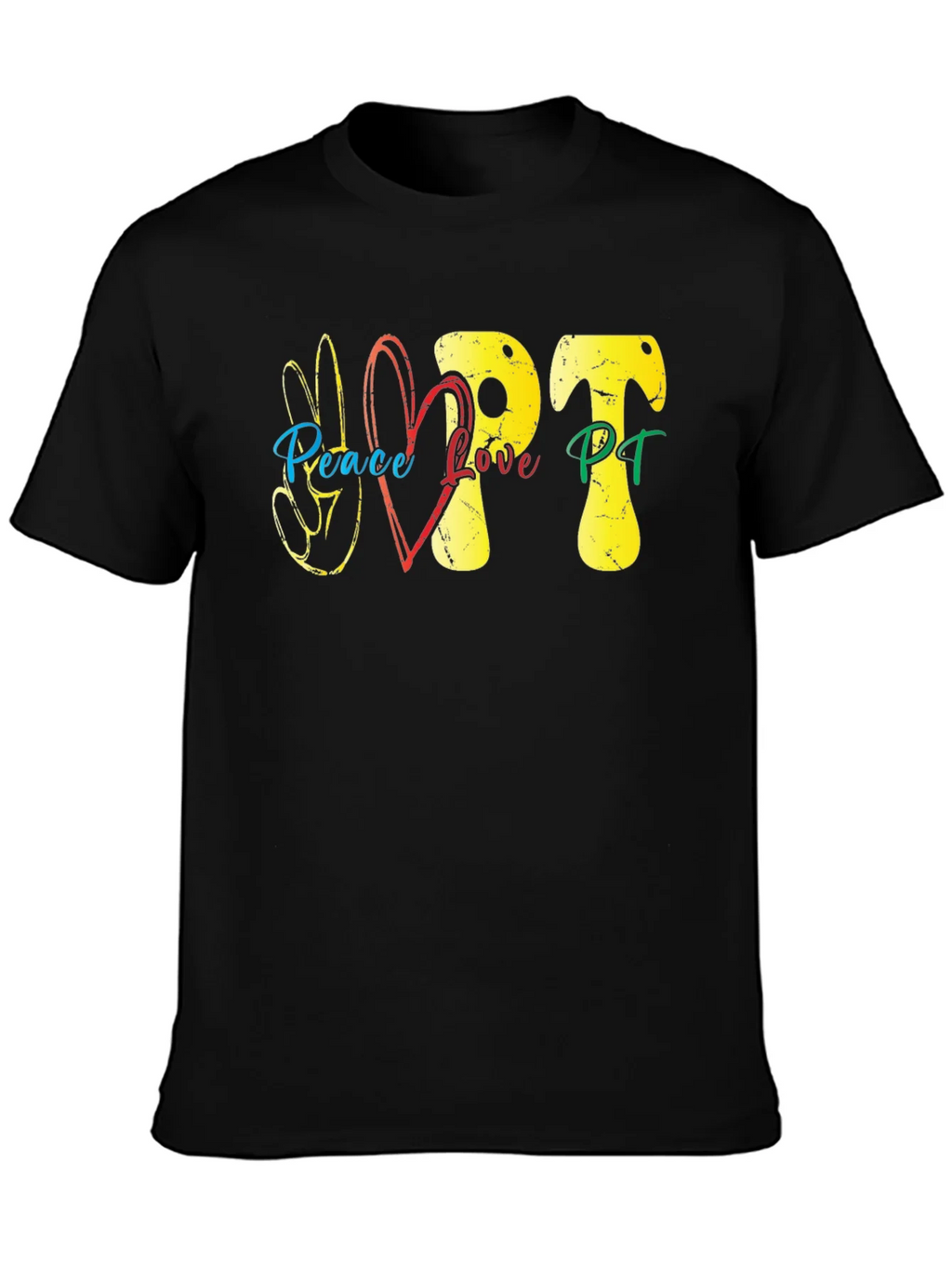 Peace Love PT T-Shirt - Therapy Tee product image 3