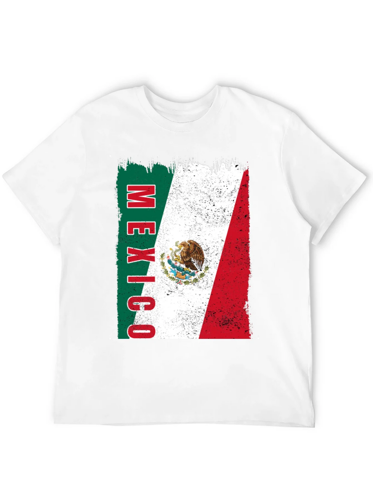 Mexico Flag Graphic Tee - Black Cotton T-Shirt product image 11