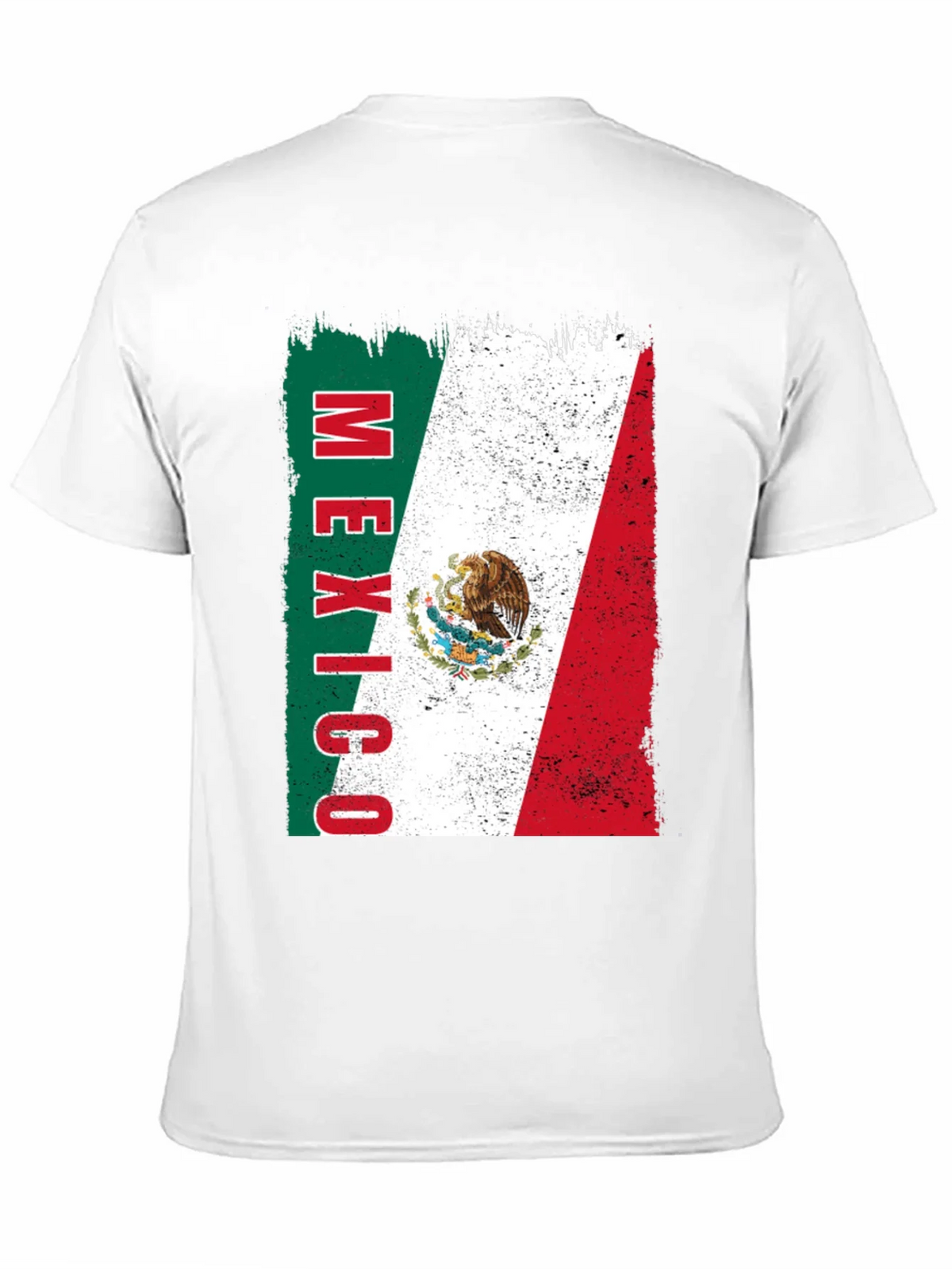 Mexico Flag Graphic Tee - Black Cotton T-Shirt product image 10