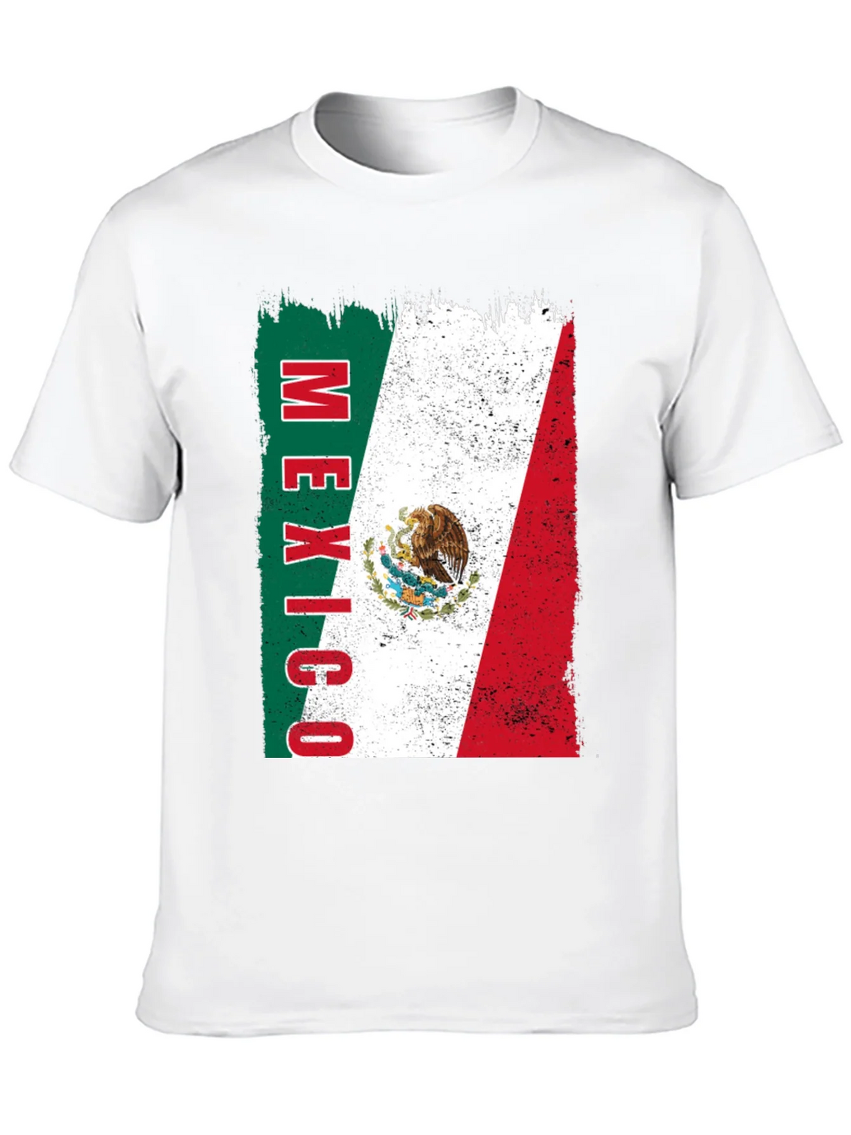 Mexico Flag Graphic Tee - Black Cotton T-Shirt product image 9