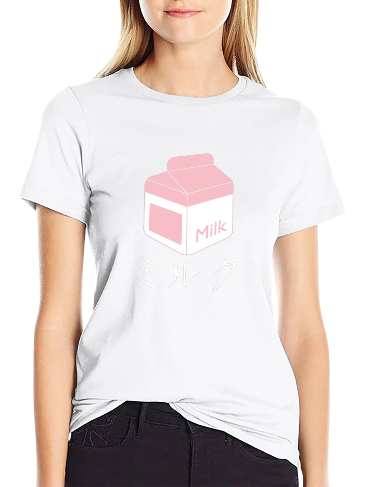 Milk Carton Graphic Tee - Kawaii Style product image 8
