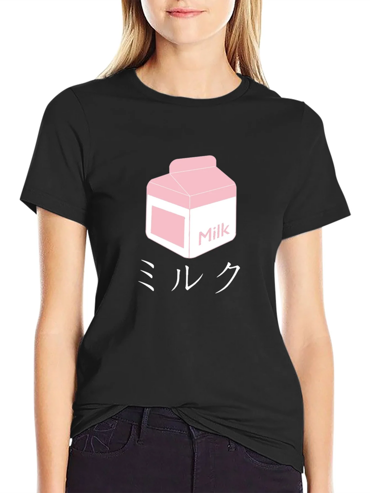 Milk Carton Graphic Tee - Kawaii Style product image 2