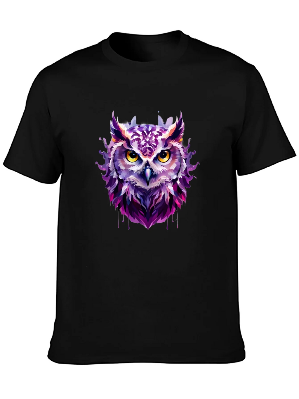 Artistic Owl Graphic Tee - Unique Design product image 3