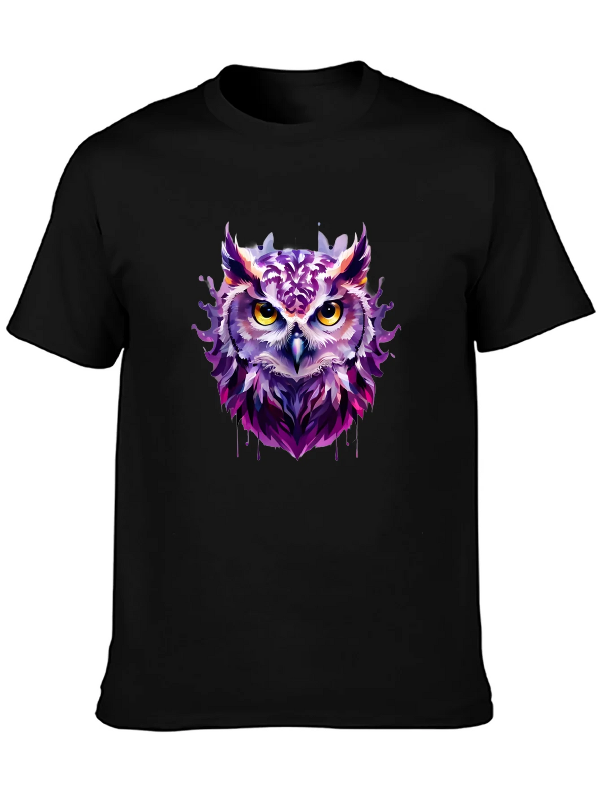 Artistic Owl Graphic Tee - Unique Design product image 3