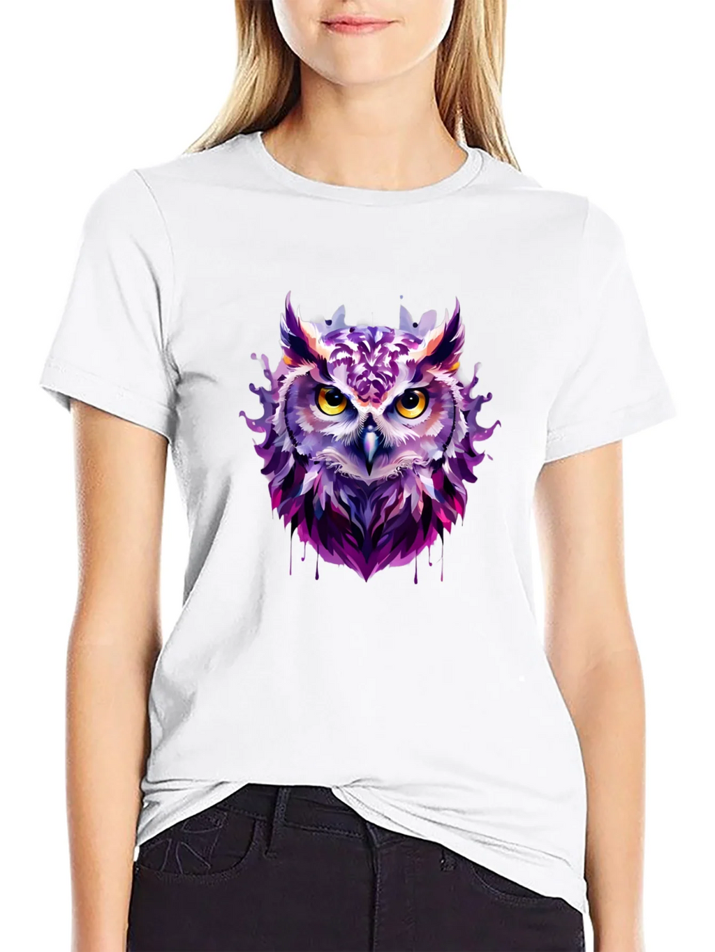 Artistic Owl Graphic Tee - Unique Design product image 8
