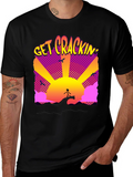 Get Crackin Graphic T-Shirt - Surfing Sunrise product image 1