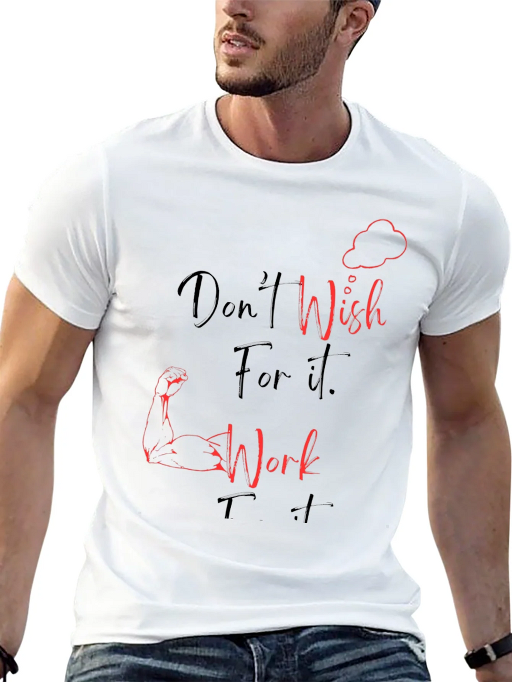 Motivational Workout Graphic T-Shirt product image 11