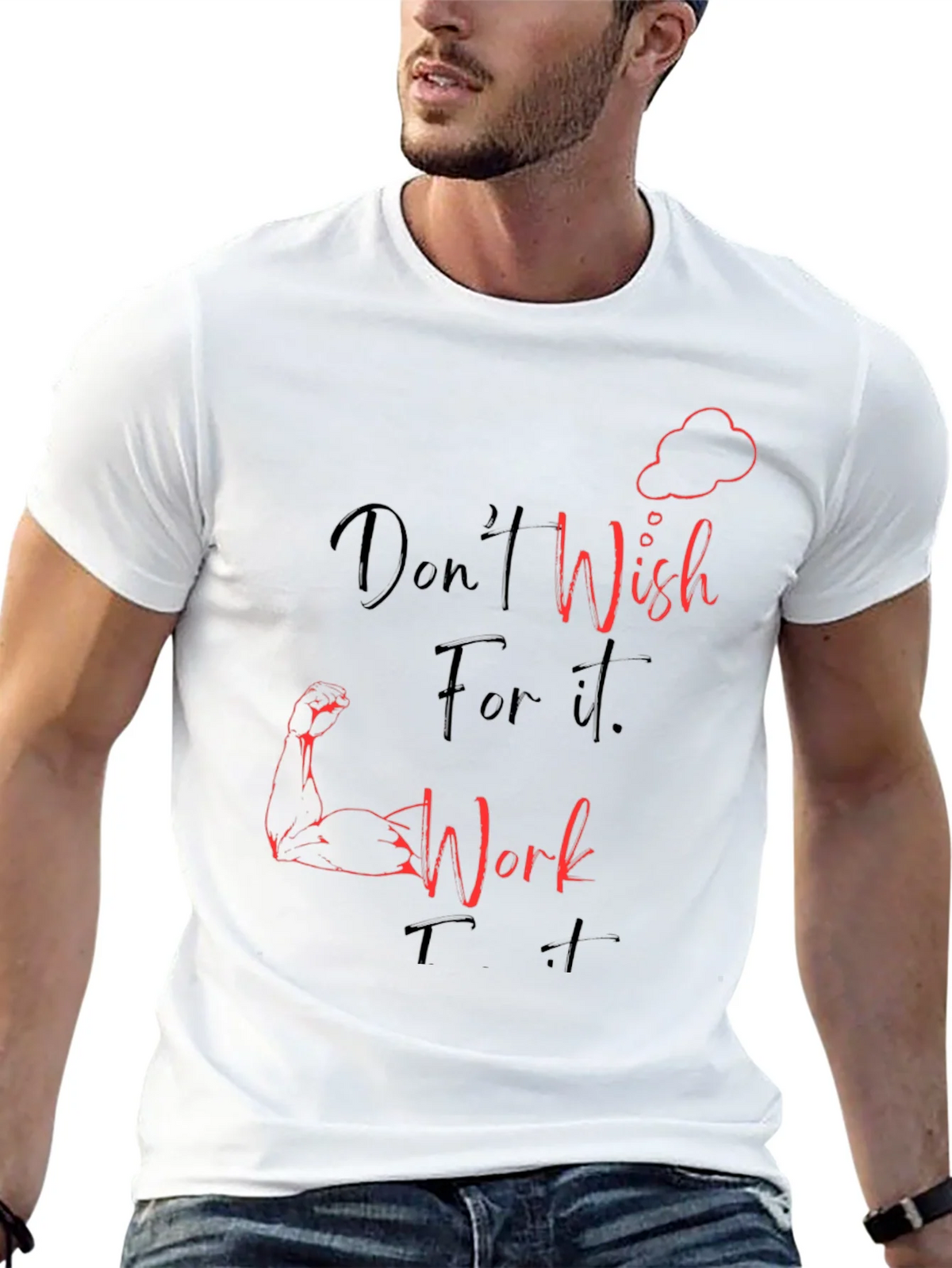 Motivational Workout Graphic T-Shirt product image 11