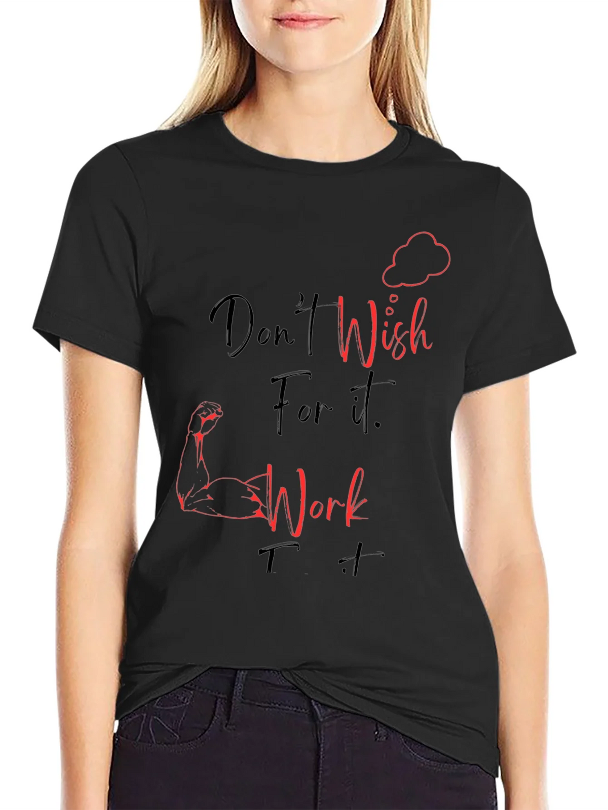 Motivational Workout Graphic T-Shirt product image 2