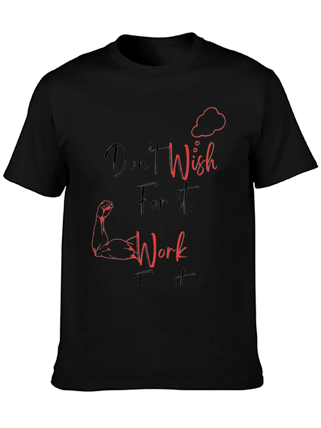 Motivational Workout Graphic T-Shirt product image 3