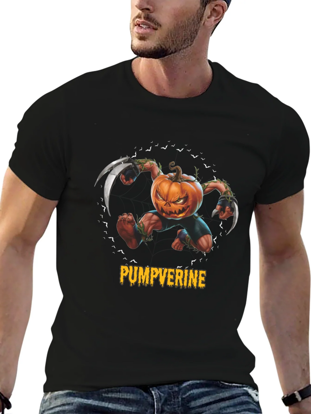 Pumpverine Halloween T-Shirt product image 1