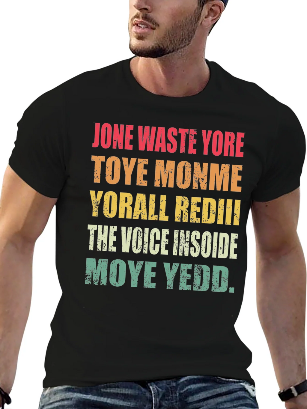 Retro Text T-Shirt product image 6